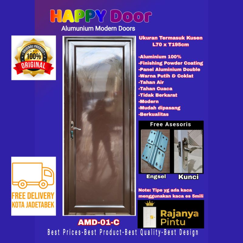 Jual Pintu aluminium happy door AMD 01 Shopee Indonesia