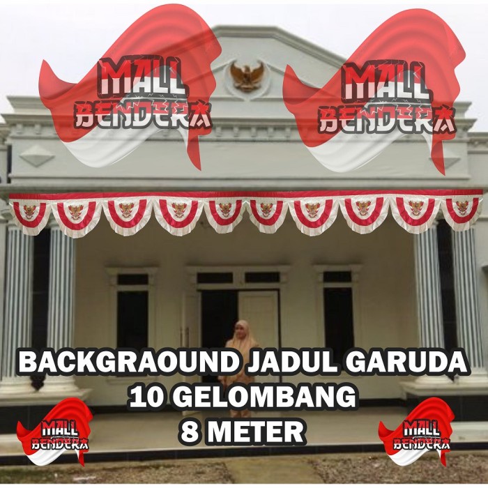 Jual Bekron Garuda Jadul 10 Gelombang Bekron Merah Putih - Background ...