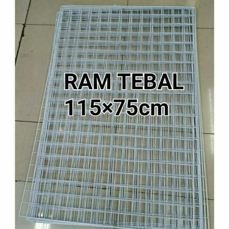 Jual qT Jaring Ram Dinding 75x115 | Gantungan Kawat Hook | Grid Wall ...