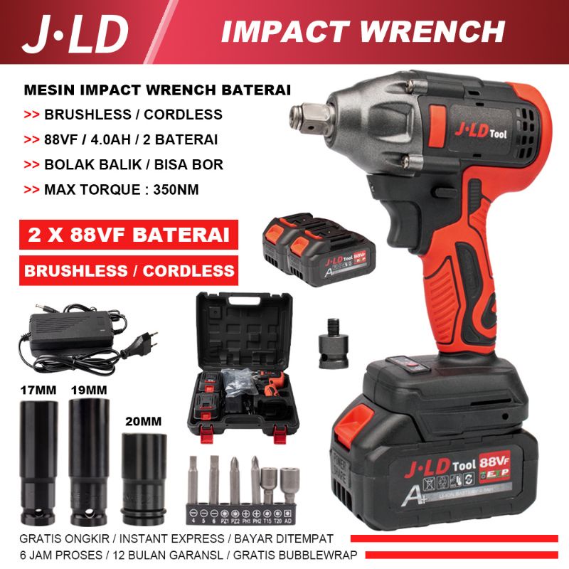 Impact wrench 2024 cordless jld