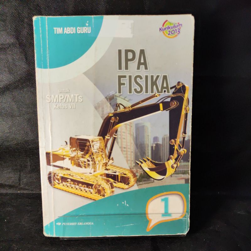 Jual Buku Ipa Fisika Kelas 7 Vii Smp Penerbit Erlangga Tim Abdi