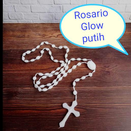 Jual Rosario Glow Warna Putih / Kalung Rosario | Shopee Indonesia