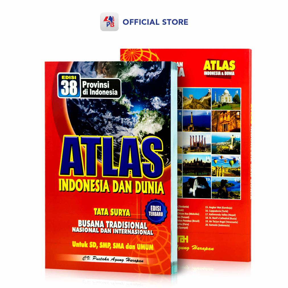 Jual Trending Buku Atlas 38 Provinsi Edisi Terbaru / Atlas Indonesia ...