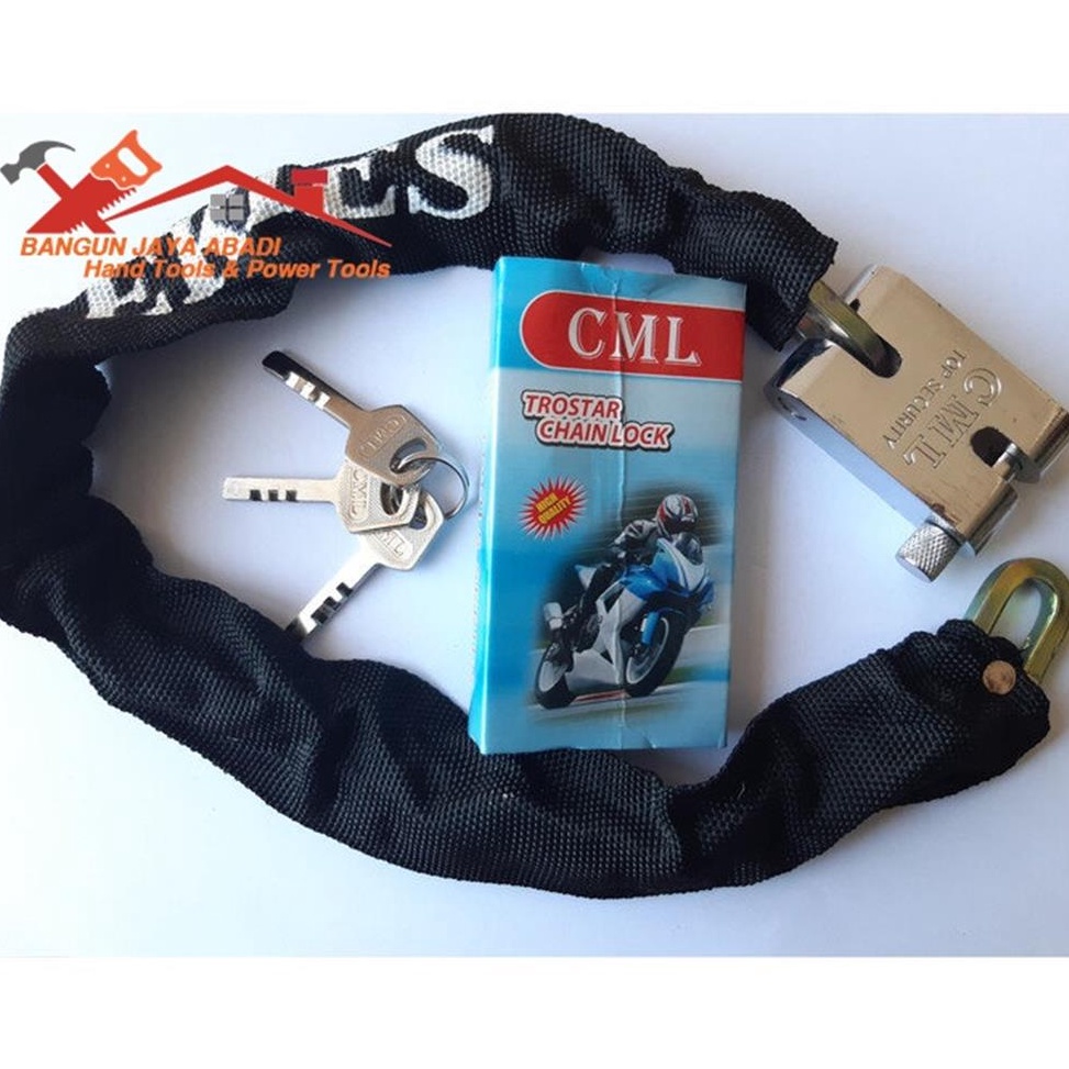 Jual Terbaru BJA Gembok Rantai Baja 60cm / Pagar / Motor / Gudang ...