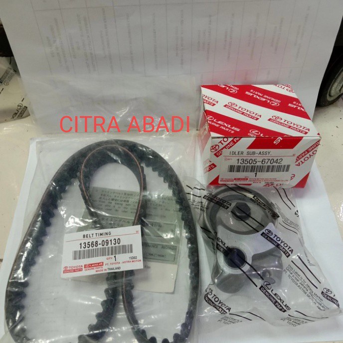 Jual TIMING BELT SET TOYOTA INNOVA HILUX FORTUNER HIACE DIESEL ORIGINAL ...