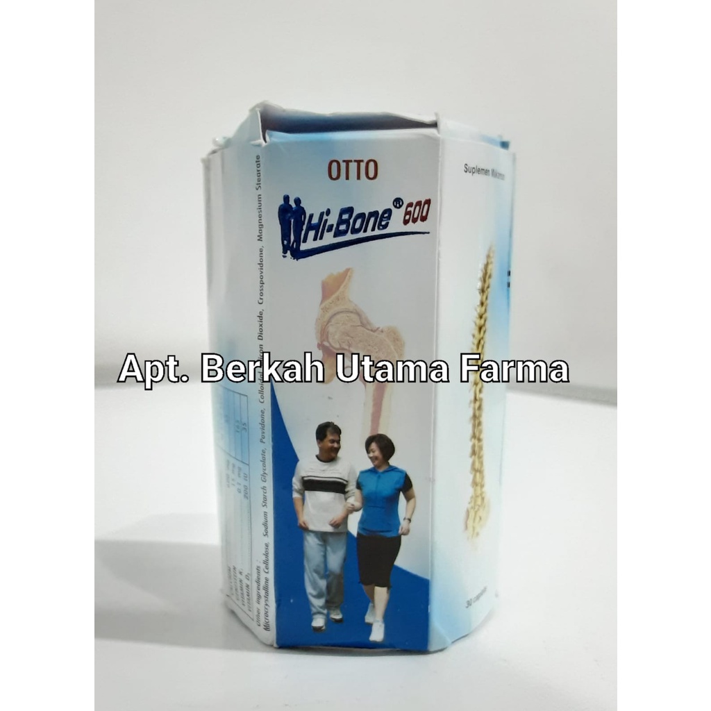 Jual Hibone Hi Bone 600 - Vitamin Tulang /Botol isi 30 Kaplet | Shopee ...
