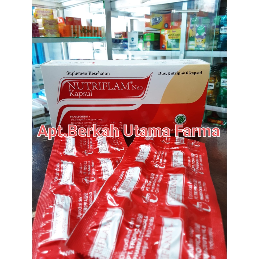 Jual Nutriflam Neo Box Isi Kapsul Memelihara Kesehatan Sendi Shopee Indonesia