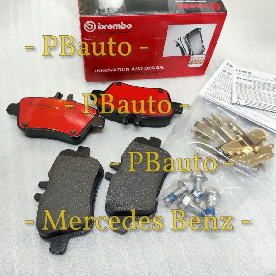 Jual Discount!! Kampas Rem Belakang w246 w117 w156 w176 BREMBO Mercedes ...