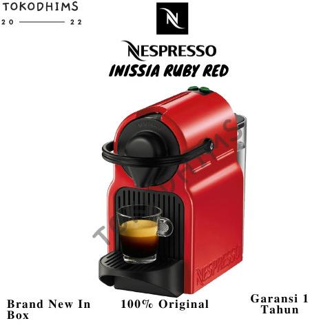 Jual Nespresso Inissia Red Ruby Breville Mesin Kopi Kapsul Capsule ...