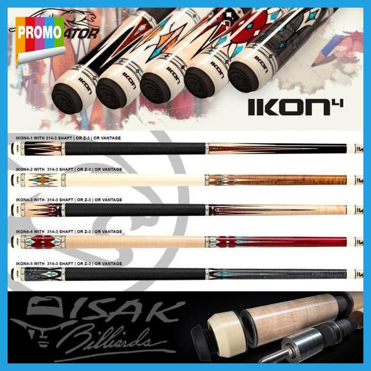 Jual Predator IKON45 Uniloc low Deflection Billiard Cue Stick Stik