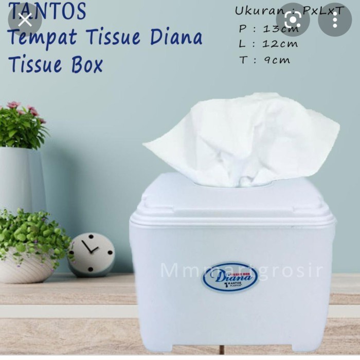 Jual Box Tempat Tissue Putih Kotak Tisu Segi Kecil Murah Cafe Restoran ...