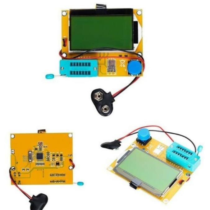 Jual LCR Tester T4 ESR Meter LCD Atmega328 Alat Penguji Kapasitor Elco