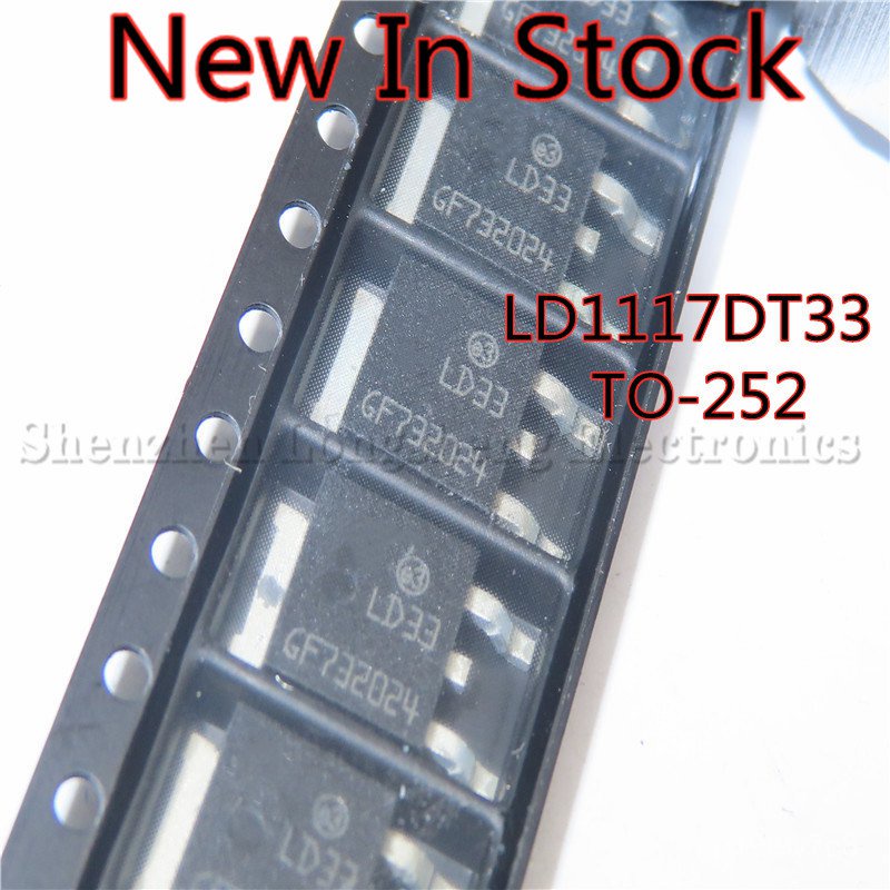Jual &10PCS/LOT LD1117DT33 LT33 LD33 LF33 TO-252 linear regulator tube ...