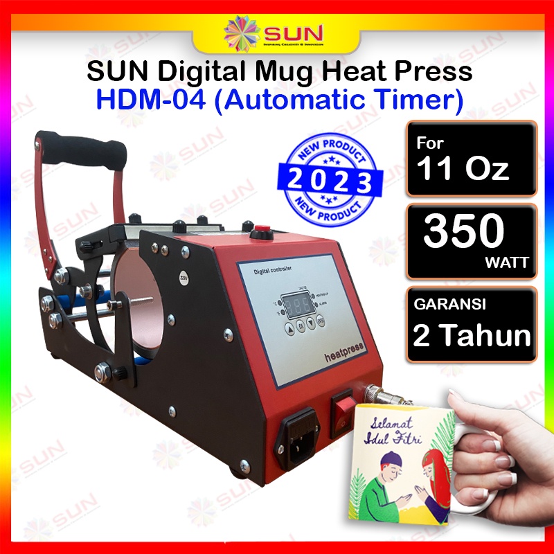 Jual Mesin Press Sablon Mug / Gelas / Asbak / Tumbler Aluminium