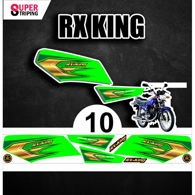 Jual STICKER RX KING Varian 10 - Desain Striping List Lis Stiker ...