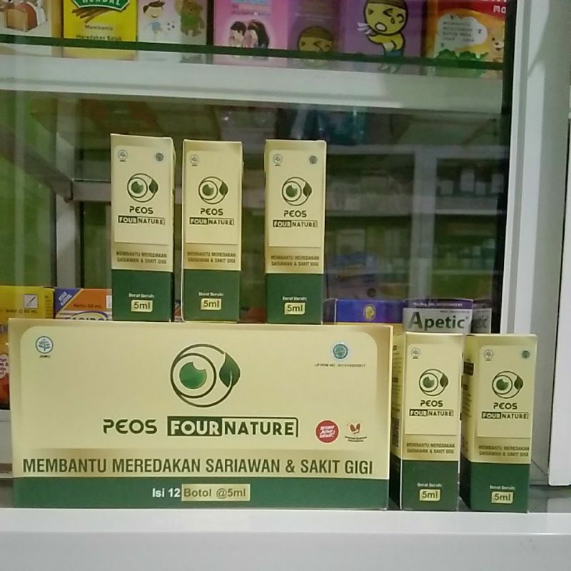 Jual Peos Four Nature botol 5ml | Shopee Indonesia