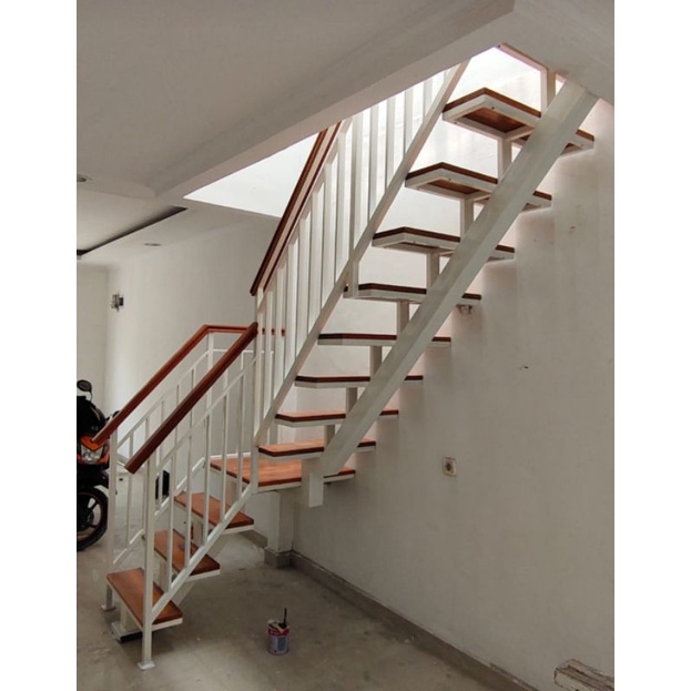 Jual tangga besi kayu custom | Shopee Indonesia