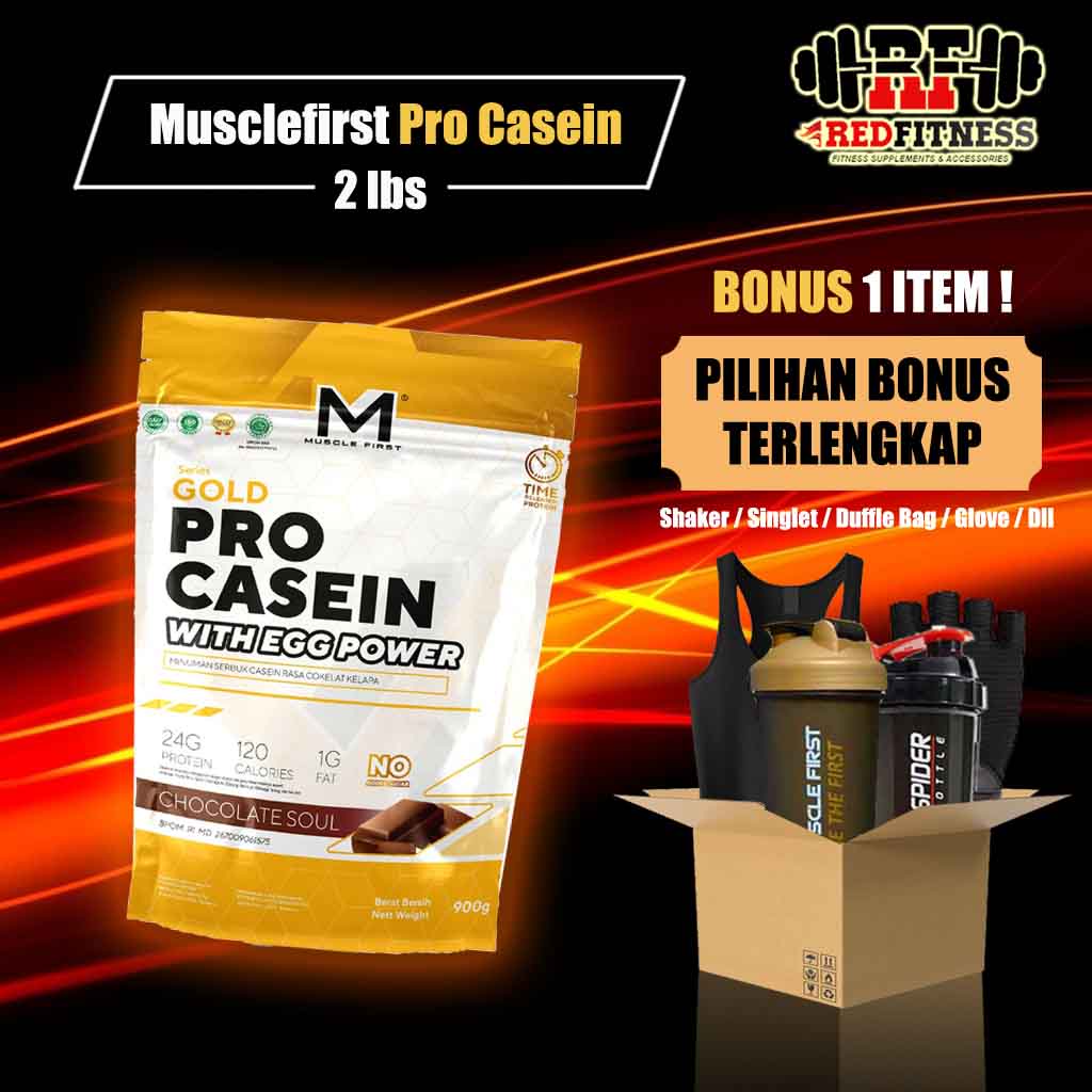 Jual M1 Muscle First Gold Pro Casein 2 lbs (900gr) With Egg Power ...
