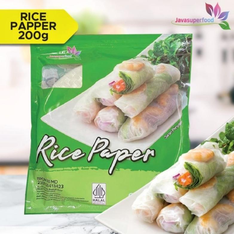 Jual Terbaru Rice Paper Bulat 200gr / rice paper bulat / Kulit Lumpia