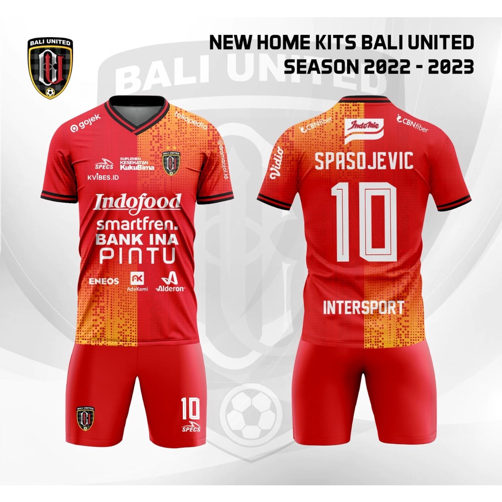 Jual JERSEY BALI UNITED HOME KITS TERBARU SEASON 20222023 Shopee