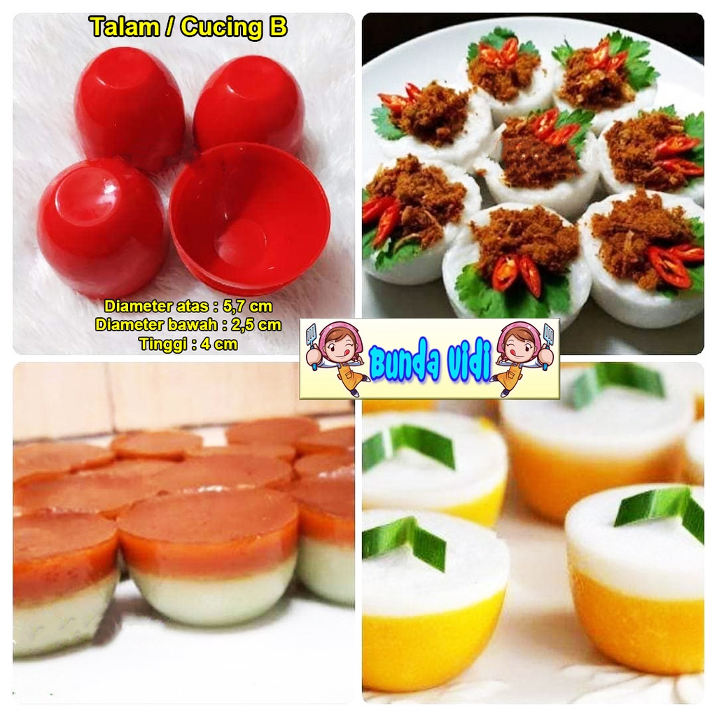 Jual CETAKAN KUE MANGKOK / KUE APEM TALAM AGAR / KUE BUGIS / JELLY ...