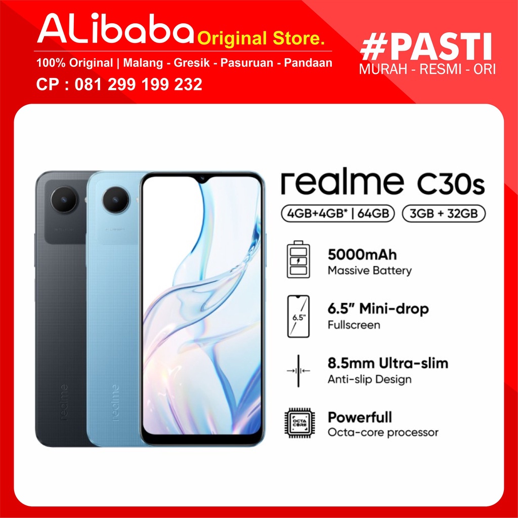 Jual realme C30s 4/64GB | Shopee Indonesia