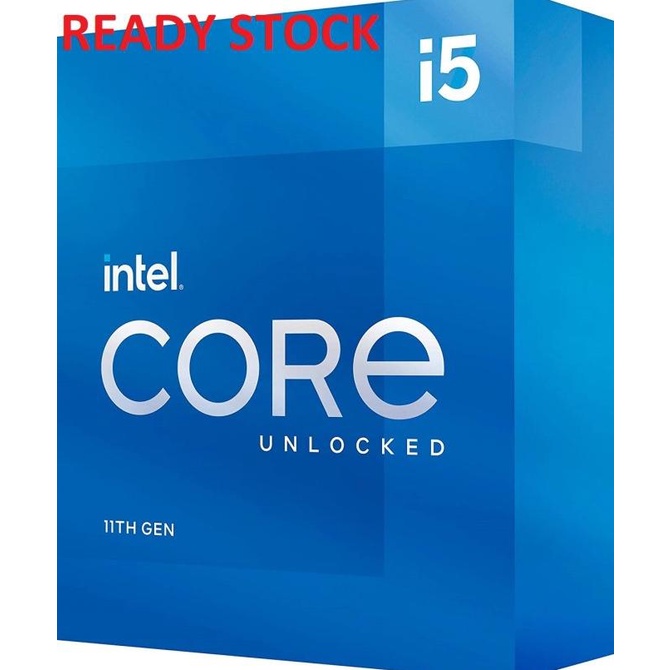 Jual INTEL CORE I5 11600K 12600K ROCKET LAKE LGA1200 [BOX] | Shopee ...