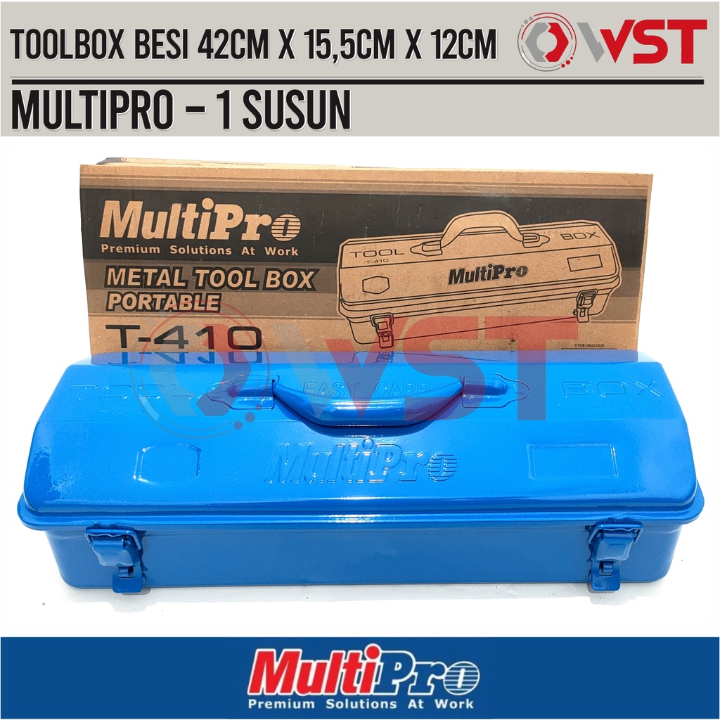 Jual Multipro Toolbox Besi 1susun T410 / Metal Toolbox / Tool box Besi Shopee Indonesia