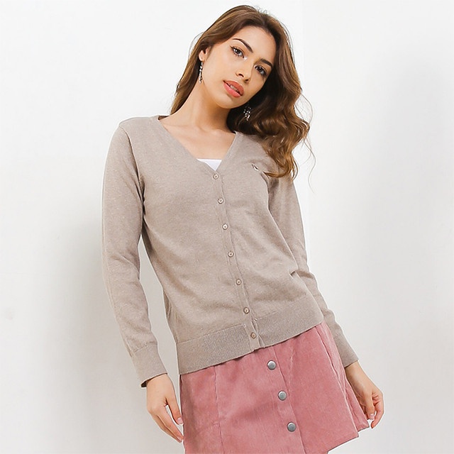 Jual Hush Puppies Cardigan Wanita Kindly Khaki Shopee Indonesia