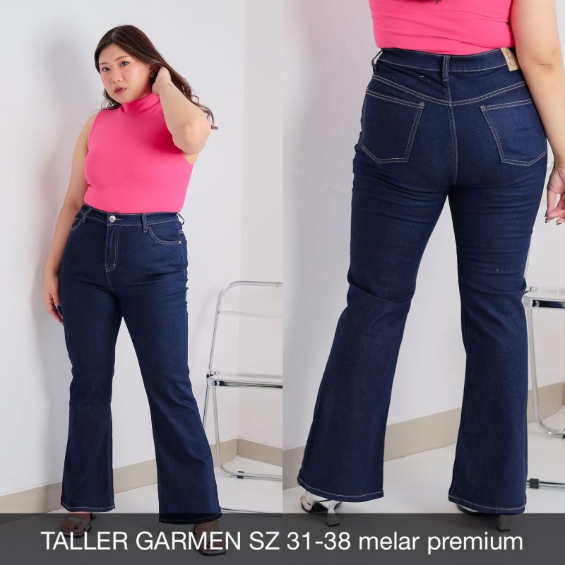 Jual Jeans Cutbray GARMENT Flat (Ujung Kaki Jahit Rata), size : 31-38 ...