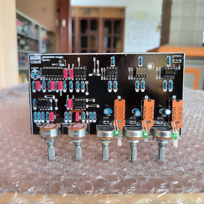 Jual Kit Crossover Aktif 3 Way State Variable Frekuensi Komponen Super ...