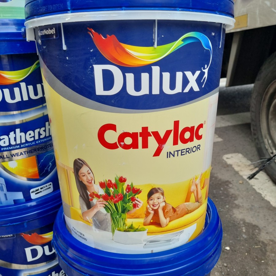 Jual Cat Tembok Dulux Catylac Putih 1501 25kg Shopee Indonesia 0592