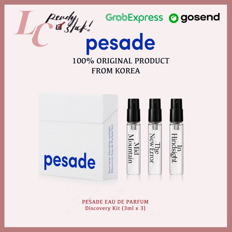 Jual PESADE EAU DE PARFUM DISCOVERY KIT 3ml x 3 | TRIAL SAMPLE PERFUME ...