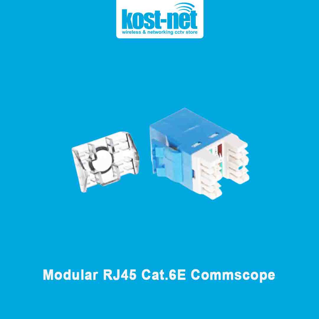 Jual Modular Jack RJ45 AMP Cat.6E Commscope Original | Shopee Indonesia