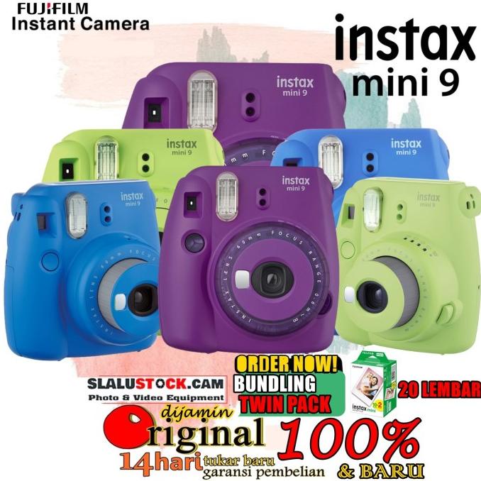 Jual Fujifilm Instax Mini All Color -Free Paper Polos Isi 20