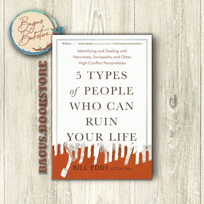 Jual 5 types of people who can ruin your life bill eddy english