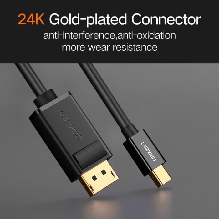 Jual Ugreen Original Kabel Mini DisplayPort to DisplayPort 1.2 | Shopee ...