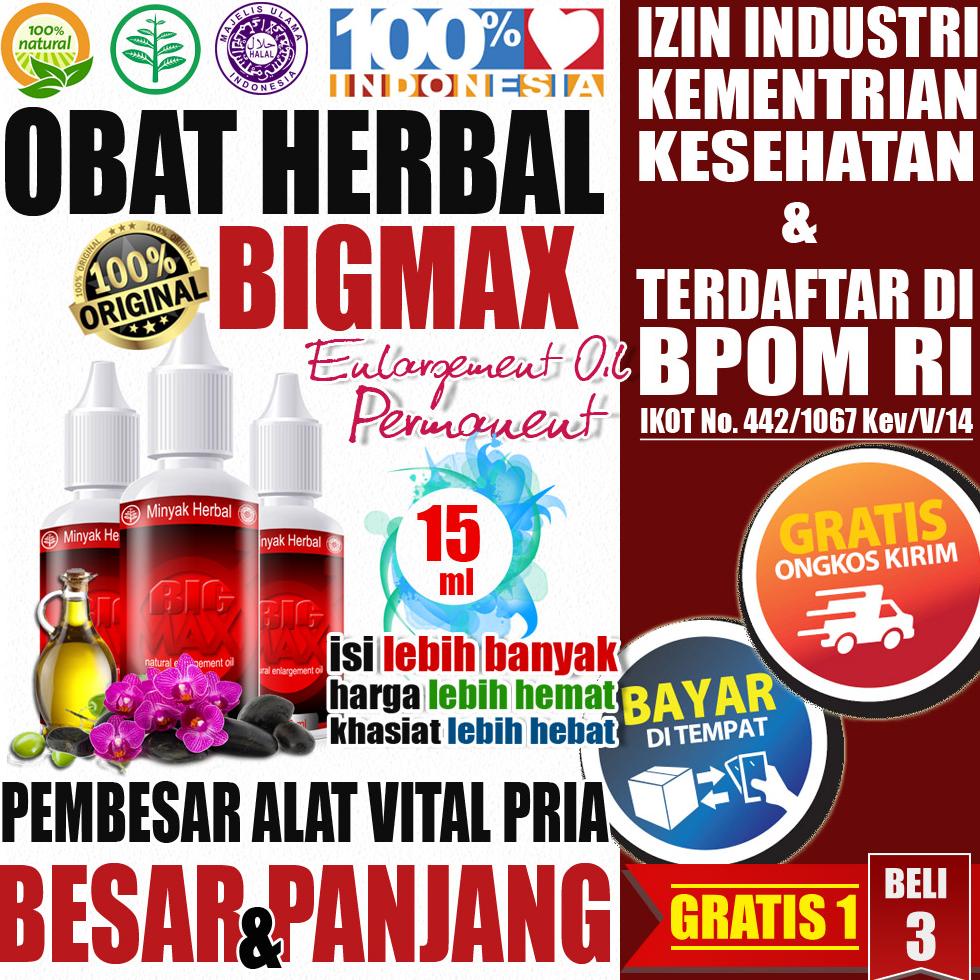 Jual [manjur] Bigmax 15ml Obat Oles Pembesar Penis Mr P Pria Original