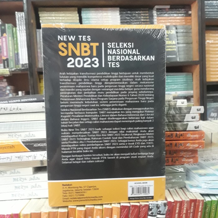 Jual Promo!!! Buku New Tes Snbt Seleksi Nasional Berdasarkan Tes 2023 ...