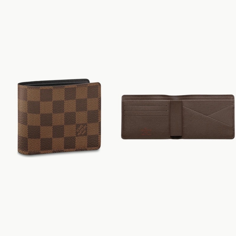 Jual 100% authentic✨ Louis vuitton MULTIPLE wallet LV Men's Card