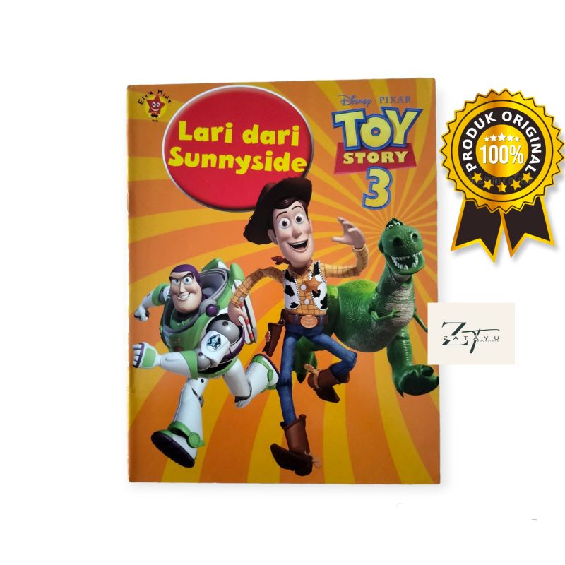 Jual BUKU MEWARNAI / COLORING / TOY STORY 3 LARI DARI SUNNYSIDE