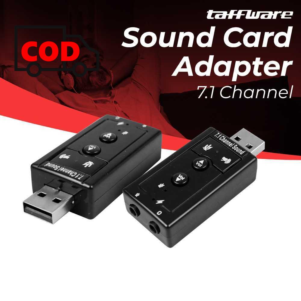 Jual Channel Sound Card Adapter USB Virtual 7.1 Channel Surround Audio