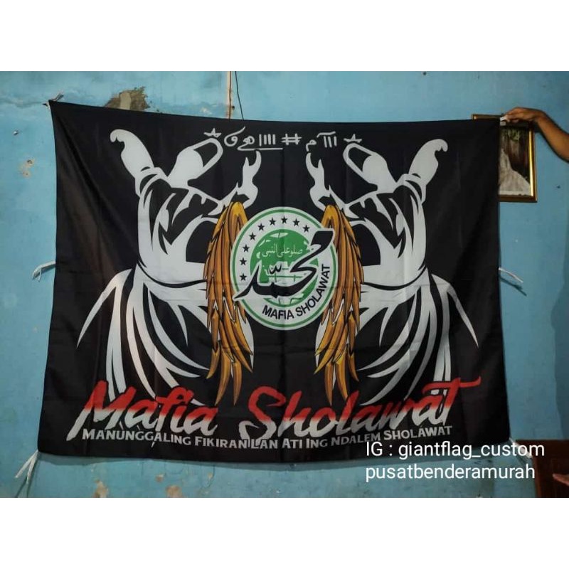 Jual TERLARIS + COD, BENDERA MAJELIS, FLAG STORE, BENDERA SHOLAWAT ...