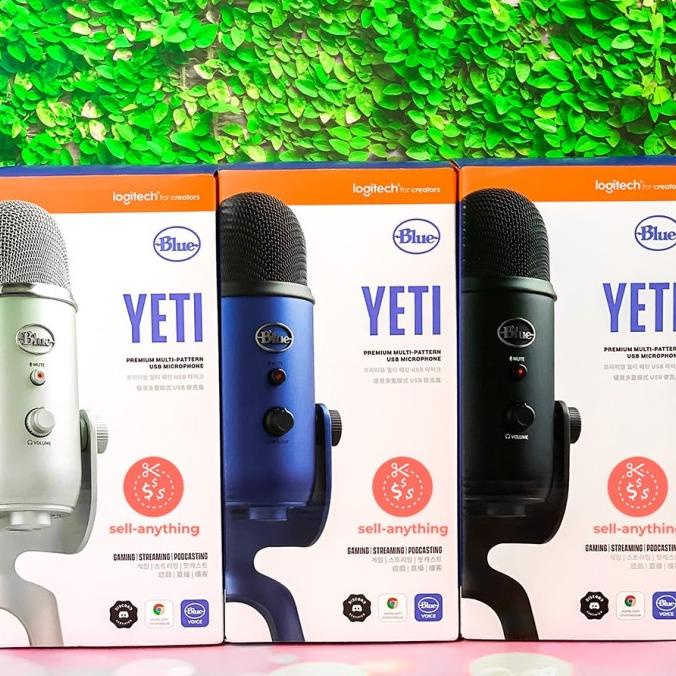 Jual Logitech For Creators Blue Yeti Usb Microphone Shopee Indonesia