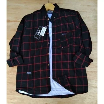 ⚡Kemeja Flanel Pria MOTIF SULTAN Lengan Panjang Distro ( ) Motif Flanel Kotak Hem Flanel Double