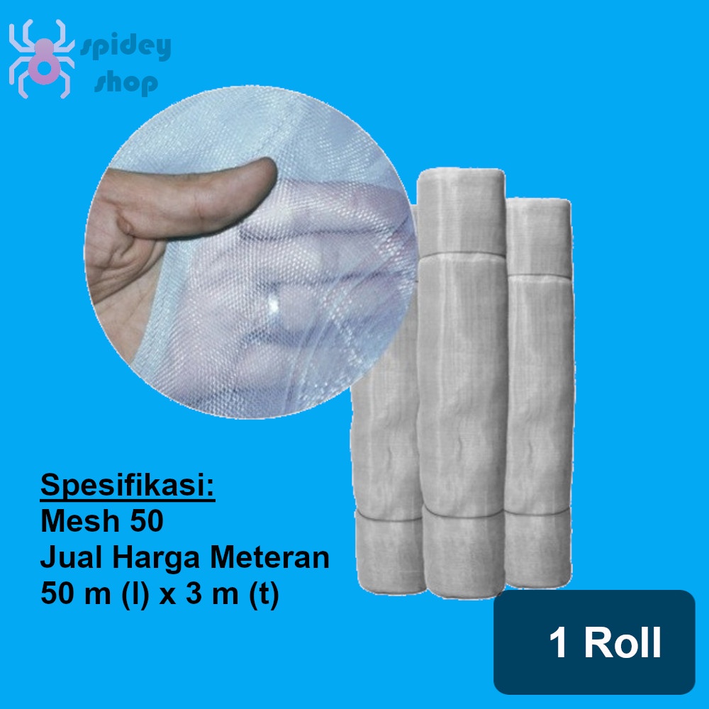 Jual Insect Net Green House Mesh 50 Tinggi 3 Meter Eceran | Shopee ...