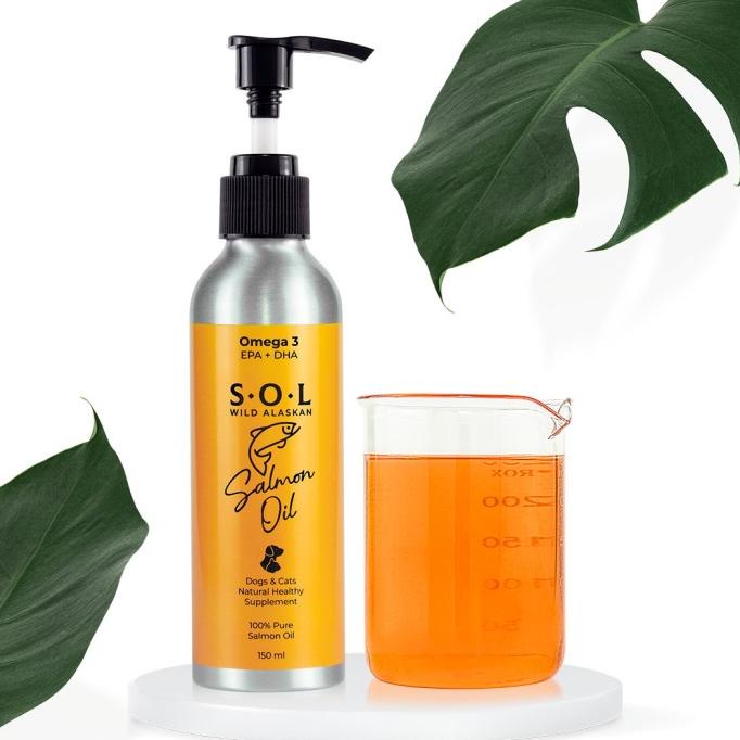 Jual SOL Wild Alaskan Salmon Oil Dog Minyak Ikan Salmon Anjing