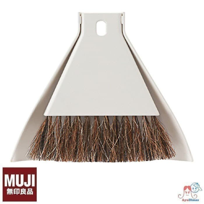 Jual MUJI Desk Broom Set with Dustpan sapu dan pengki utk meja