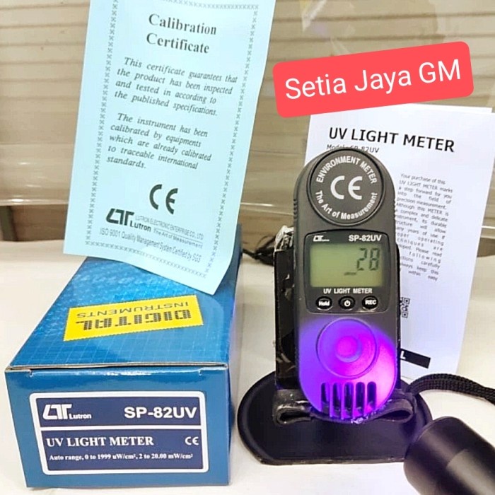 Jual UV Light Meter Lutron SP82UV ( Small size ) Shopee Indonesia