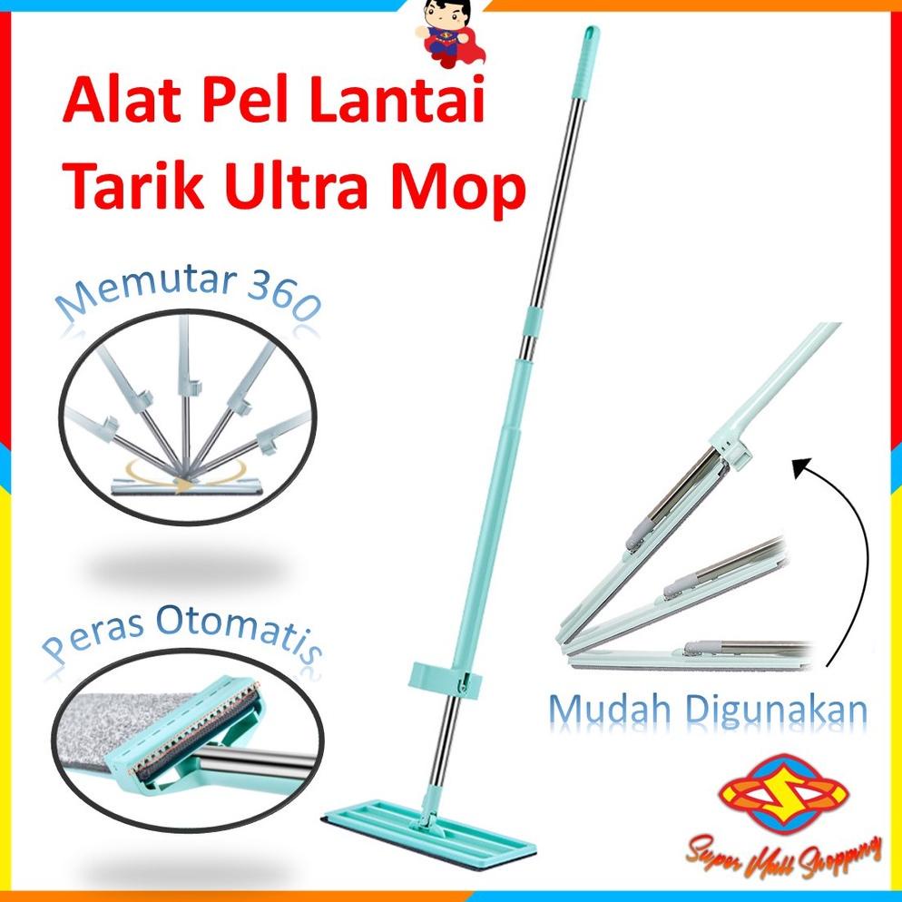 Jual SMS Alat Pel Lantai Tarik Ultra Mop Cleanze Pembersih Lantai Flat ...